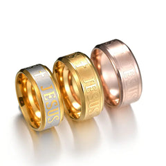 Faithful Cross Titanium Band