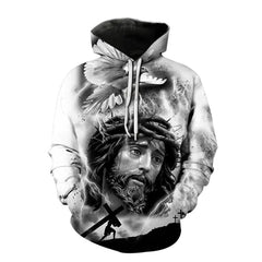 Men's 3D Divine Jesus Hoodie