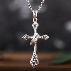 Sterling Silver Jesus Cross Pendant