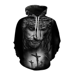 Men's 3D Divine Jesus Hoodie