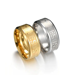 Faithful Cross Titanium Band