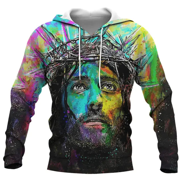 Jesus Amen 3D Hoodie for Men and Women Harajuku Fashion (Copy)